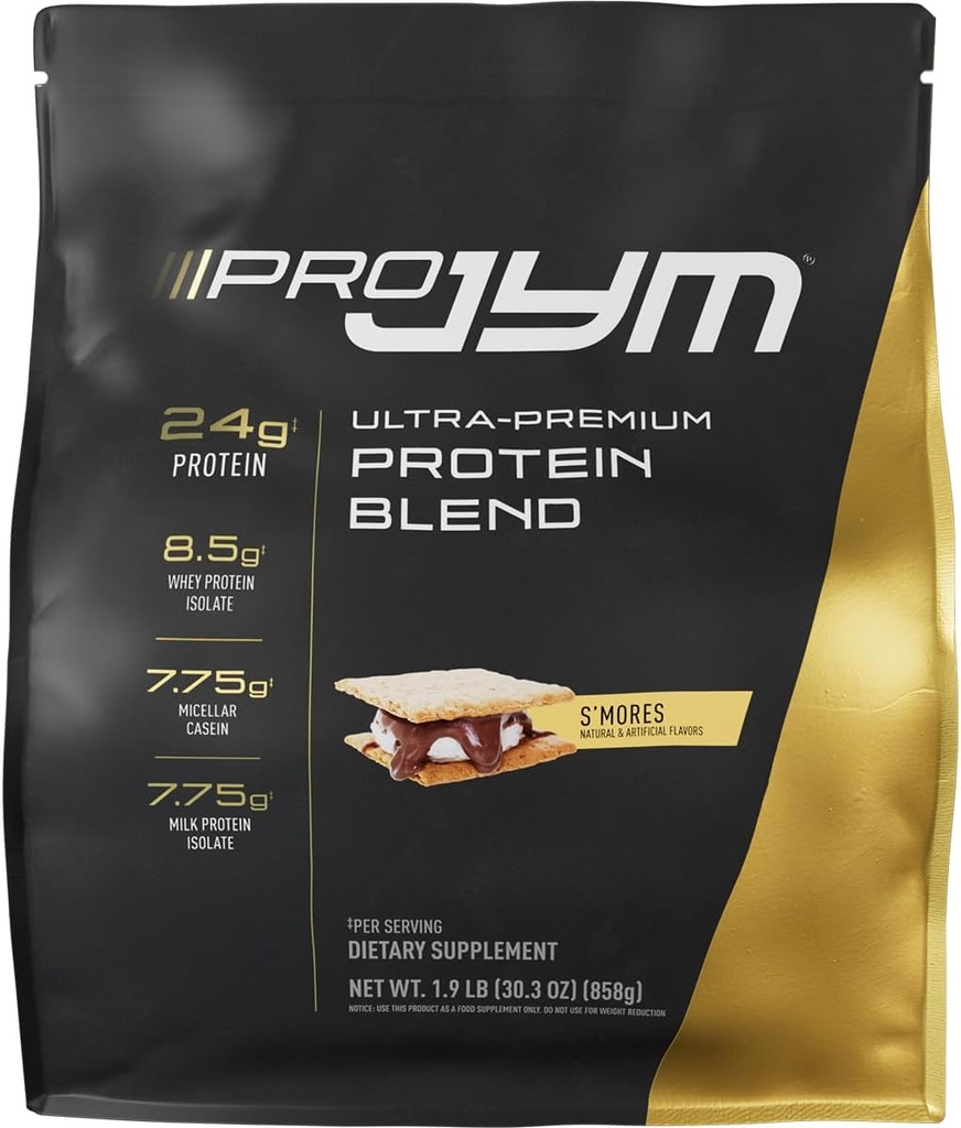 JYM Suplemento Ciencia Pro JYM S'Mores Protein Powder - Whey Protein Isolates, Casein, " Milk Protein, Lean Muscle Building for Men ' Women, 22 Servings