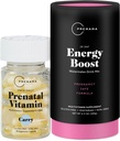 Premamama Prenatal Vitamin Energy Boost Drink Mix " Prenatal Support Bundle, Omega 3, B Vitaminas, DHA, Folate, 28 Servimientos