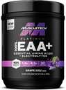 MuscleTech Platinum Essential Amino Amino Acids Suplemento con Electrolytes, Grape - Pre-Workout Powder for Energy, Muscle Growth & Strength Builder - EAA Complex for Men &amp; Women - 30 Servings