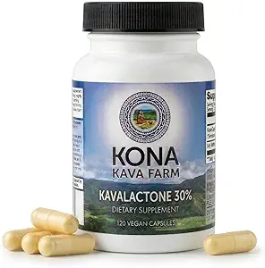 30% Kavalactone Kava Extract Capsules (120 Capsules)