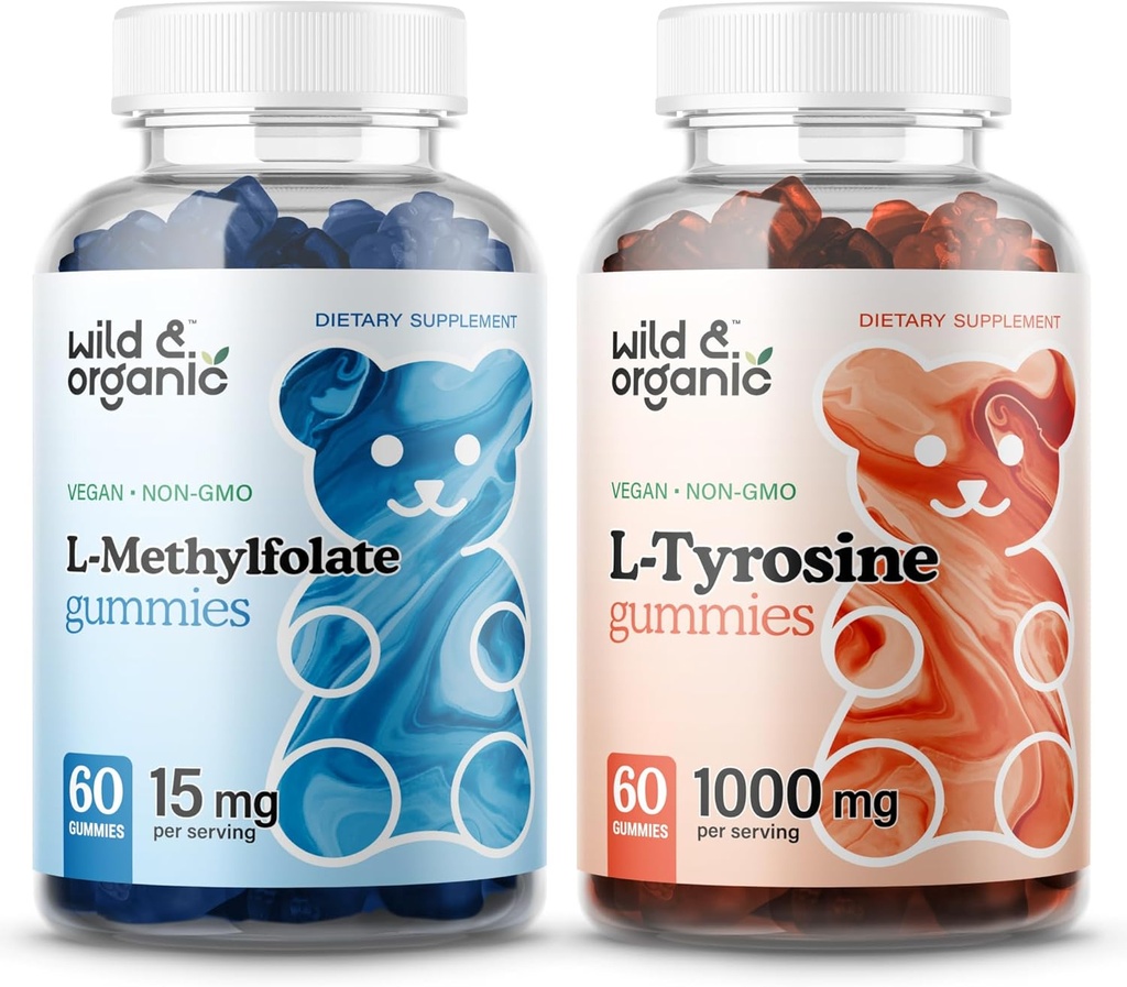 Gummies de L-Methylfolate silvestres &amp; Tyrosine