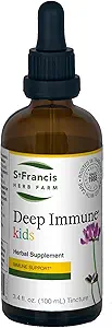 St. Francis Herbal - Tintura inmunitaria profunda para niños 100 ml - Booster de apoyo natural - Vegetariano - hierbas orgánicas