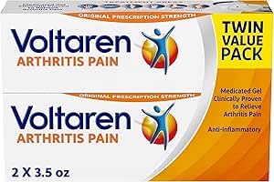 Voltaren Artritis Dolor de dolor para poderosa artritis tópica Dolor Alivio con Diclofenac - NUEVO Easy Open Cap - 100 g x 2