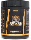 Suplementos enormes Pump Serum, Stim Free Pre Workout y Nitric Oxide Booster to Enhance Focus, Pumps, Fulness with No Caffeine, L-Citrulline, GlycerPump, L-Tyrosine, Nitrosigine (Tropical Pineapple)