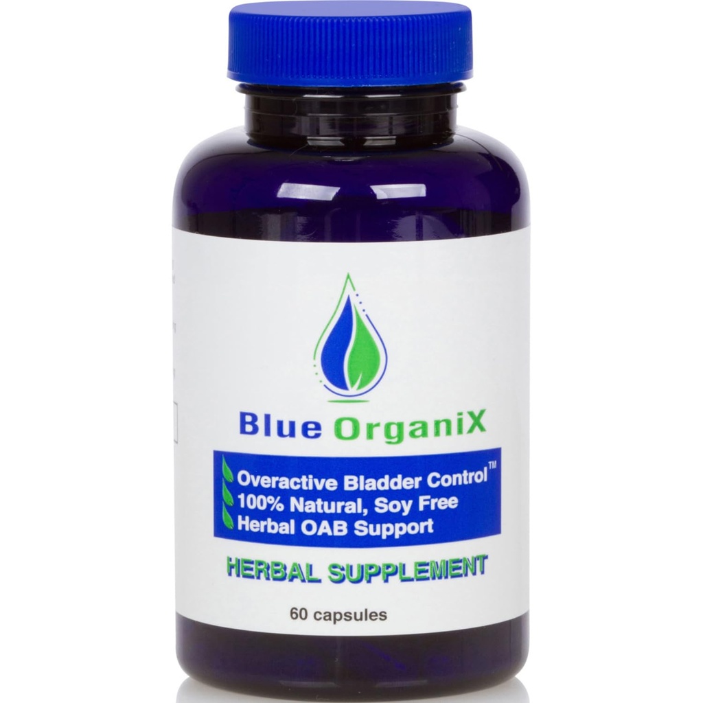 Control de vejiga hiperactiva para mujeres y hombres Apoyo, Frecuente Urination, Nocturia o Incontinencia, 60 cápsulas vegetarianas, 1 botella, Soy Free Pumpkin Seed Extract Suplemento