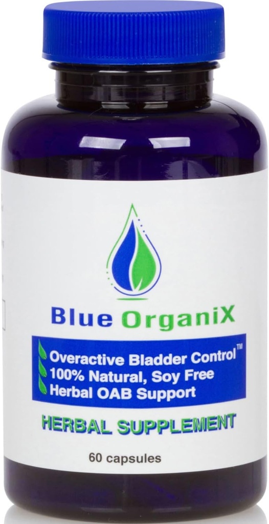 Control de vejiga hiperactiva para mujeres y hombres Apoyo, Frecuente Urination, Nocturia o Incontinencia, 60 cápsulas vegetarianas, 1 botella, Soy Free Pumpkin Seed Extract Suplemento