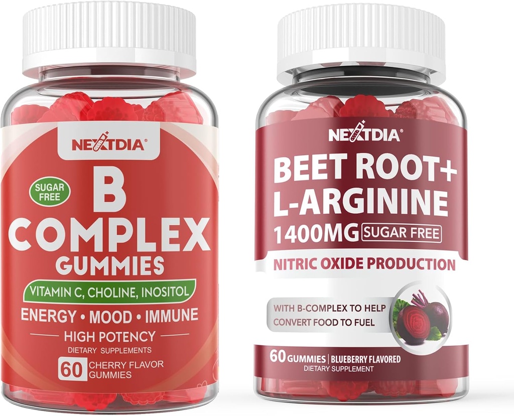 Complejo de vitamina B Gummies con remolinos