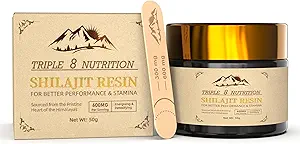 Shilajit Resin 50g Bottle Absolutamente Puro Himalayan Authentic Natural Organic Fulvic Acid y 85+ Trace Minerals Most Potent for Men and Women Third Party Lab Tested ISO: 17025 Acreditados EE.UU.