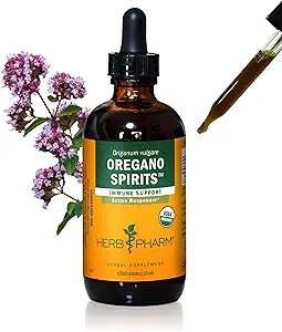 Herb Pharm Oregano Spirits Extracto y Blend de aceite esencial para soporte inmunitario* - 4 onzas