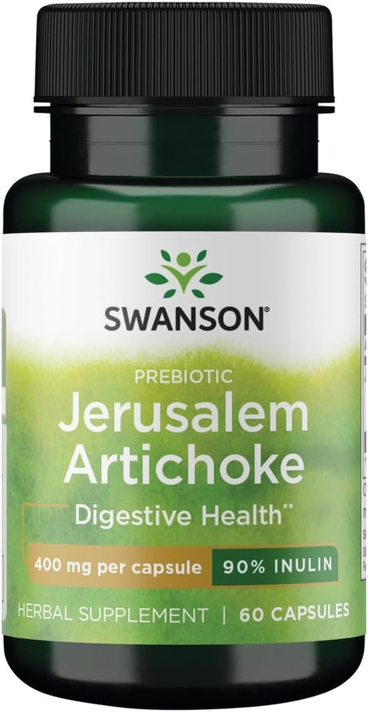 Swanson Full Spectrum Jerusalem Artichoke 400 Milligrams 60 cápsulas