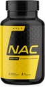 NAC by HTLT tención 600 mg of N-Acetyl Cysteine per Serving Silencio Liver Support Suplemento Silencio (60 Capsules)