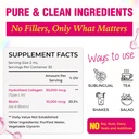 Collagen líquido " Biotina, 2 Fl Oz (Pack of 2), 40000 mcg para uñas de piel de pelo, Vitamina B7 Hidrolizada Collagen Peptides Suplemento para Mujeres, Forma bioactiva, Sugar Gratis, Sabor de frambuesa