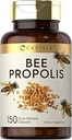 Carlyle Bee Propolis Capsules 600mg Silencio 150 Conde ← Extract Supplement ← No GMO, Gluten Free