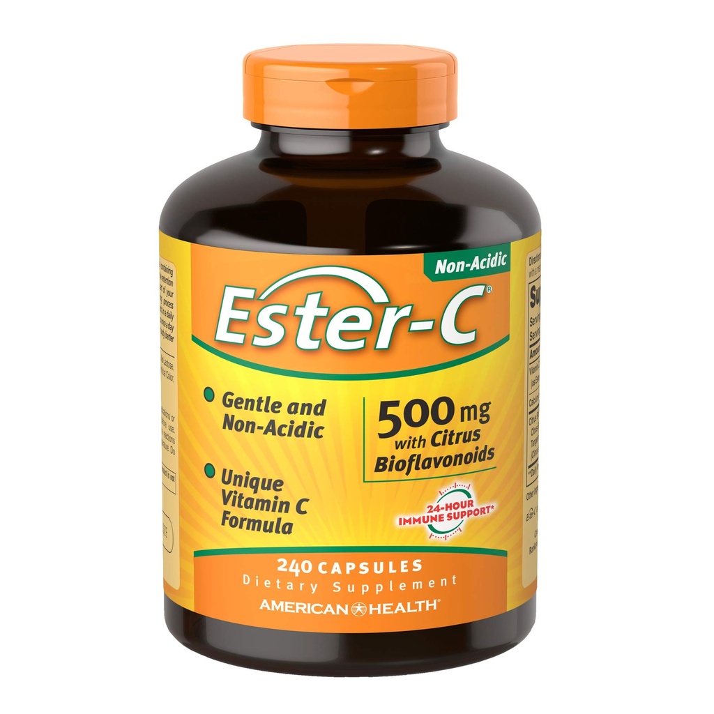 American Health Ester-Vitamin C con Citrus Bioflavonoids 500 Milligrams 240 cápsulas