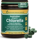 Biogenesis Organic Chlorella Tablets – 300 Count (500mg) | Australian Grown | BioDynamic Cracked Cell Wall | Rich in Chlorophyll, Vitamins & Minerals | Supports Energy& Immunity | Vegan Tablet