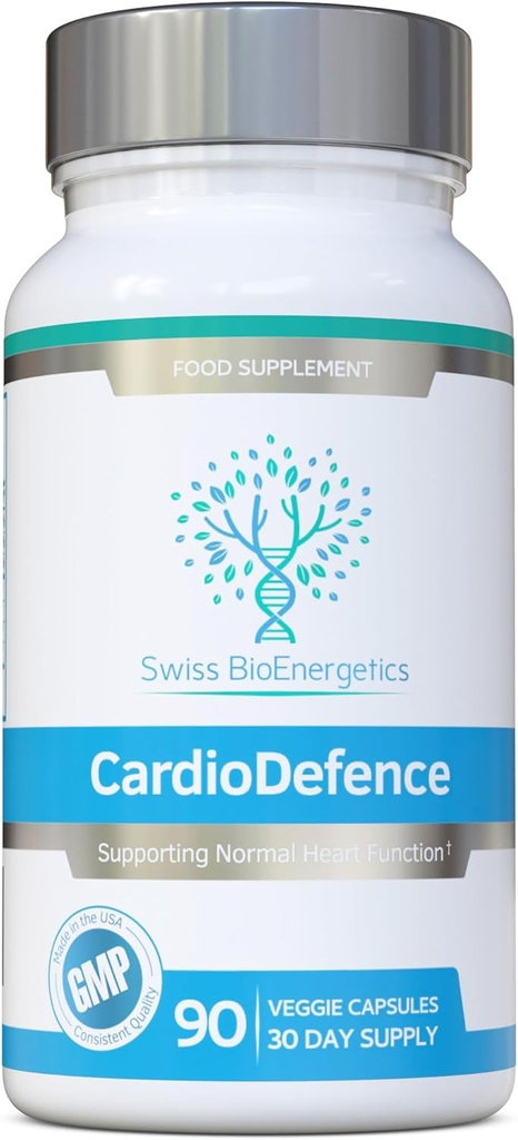 CardioDefence – 90 Capsules – a precise balance of CoQ10, D-Ribose, Acetyl L-Carnitine, B Vitamins and MCT to contribute to the normal function of the heart and reduce tiredness and fatigue