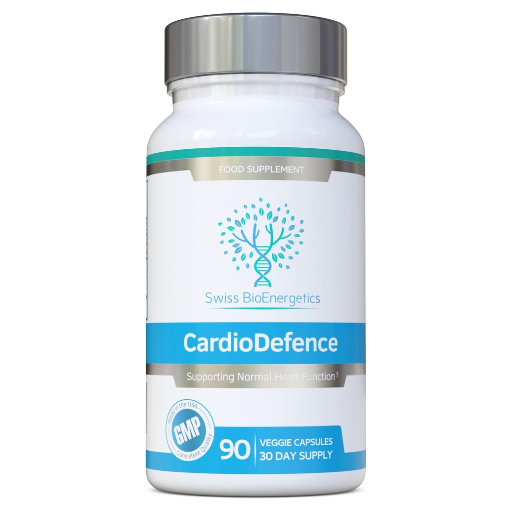 CardioDefence – 90 cápsulas – un equilibrio preciso de CoQ10, D-Ribose, Acetyl L-Carnitina, B Vitaminas y MCT para contribuir a la función normal del corazón y reducir el cansancio y la fatiga