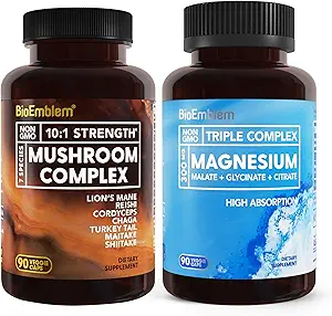 BioEmblem Triple Magnesium Complex and Mushroom Complex