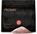 Promix Pre-Workout Powder, Strawberry Lemon – Boosts Focus, Energy & Endurance – Con Caffeine, B12, Beta-Alanine & L-Tyrosine – Gluten & Dairy-Free, 10.05 oz
