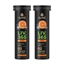 Auric Herbal Liver Support Suplemento Silencio Milk Thistle (Silymarin), Turmeric, Ajo, Ginger for Liver Health ← Advanced Detox &amp; Cleansing Formula for active Liver TEN 40 Tablets TEN Plant Based Gluten-Free