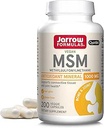 Jarrow Formulas MSM 1000 mg - 200 Veggie Capsules - Methylsulfonylmethane - Fuente de Sulfur - Suplemento dietético Supports &amp; Strengthenings Joints - Up to 200 Servings