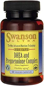Swanson Dhea and Pregnenolone Complex 60 Veg Capsules