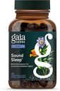 Gaia Herbs Sound Sleep - Natural Sleep Support to Promote Calm & Relax - with Valerian Root, Passionflower &amp; More - 120 Vegan Liquid Phyto-Capsules (40-Day Supply)
