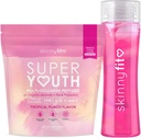 SkinnyFit Super Youth Tropical Punch Collagen con Bottle Bundle