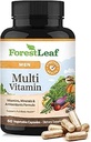 ForestLeaf Daily Vitamin Multivitamin for Hombre, Multi-Vitamin for Hombre - Mens Multivitamins & Multiminerals Suplemento ← Todas las vitaminas esenciales necesarias para la salud, la longevidad & energía TEN 60 Veg Caps