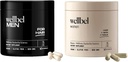 WELLBEL Mix Pack Hombres y mujeres suplemento limpio para el cabello, la piel y las uñas, Vegan, Gluten libre y no GMO