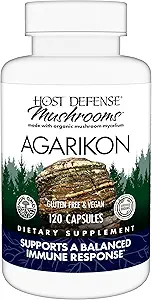 Host Defense Agarikon Capsules - Immune System Support Supplement - Mushroom Supplement to Aid Immune Functions " Cell Strength - Herbal Dietary Supplement - 120 Capsules (120 Servings)*