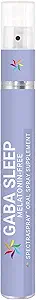 Melatonin Free GABA Sleep Support Spray Supplement -Vegan, Natural & Effective Oral Spray with GABA, L-Theanine, 5 HTP, & Herbal Blend. Non-GMO, No Melatonin, 30 Day Supply