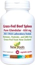 NEW ROOTS HERBAL Grass-Fed Beef Spleen (30 Veg caps) 650 mg ← Grass-Fed New Zealand Freeze Dried Beef Spleen Supplement TEN soporta Immunity, Spleen Function ← Non-GMO