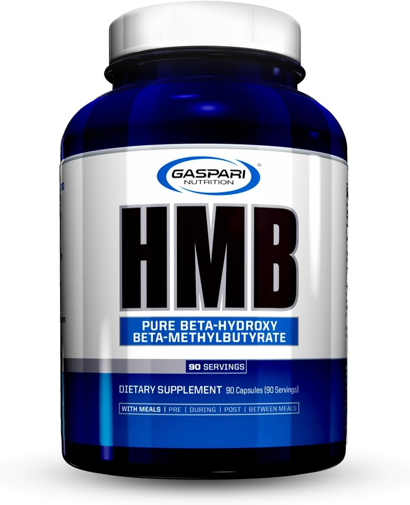 Gaspari Nutrition HMB, Pure Beta-Hydroxy Beta-Methylbutyrate, Help Muscle Growth, Promotes Strength and Recovery, Combats Muscle Breakdown, 1,000 mg of HMB (90 Servings)