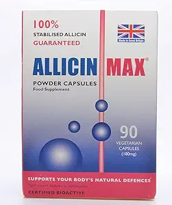Allicin Max 100% puro Allicin 90vcaps (2 Pack)
