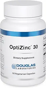 Douglas Laboratories Opti Zinc 30 mg. | Zinc Monomethionine Supports Immune Function and Healthy Skin | 90 Capsules