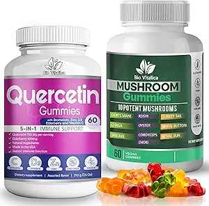BIO VITALICA Quercetina Gummies &amp; Mushroom Gummies (Bundle)