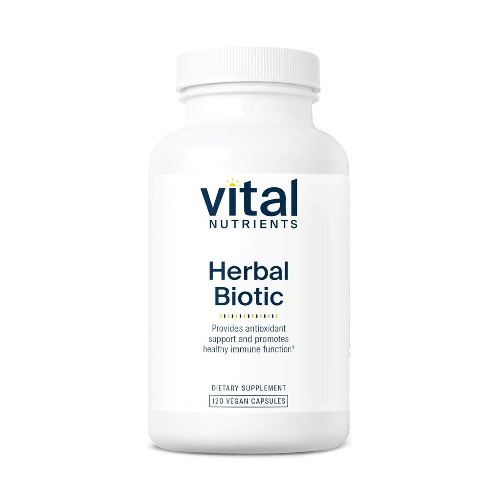 Vital Nutrients Herbal Biotic - Herbal Immune Support Supplement - Antioxidant Support Promotes Healthy Immune System - Gluten, Dairy, Soy Free - Non-GMO - 120 Capsules