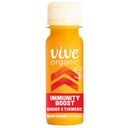 Vive Organic Immunity Boost Original (2 oz) Immunity Wellness Shot with Cold-Presed Ginger, Turmeric, Echinacea & Black Pepper - USDA Organic & No Añadido Azúcares or Artificial Ingredients, Yellow