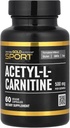 California Gold Nutrition Acetyl-L-Carnitine, 500 mg, 60 cápsulas vegetarianas