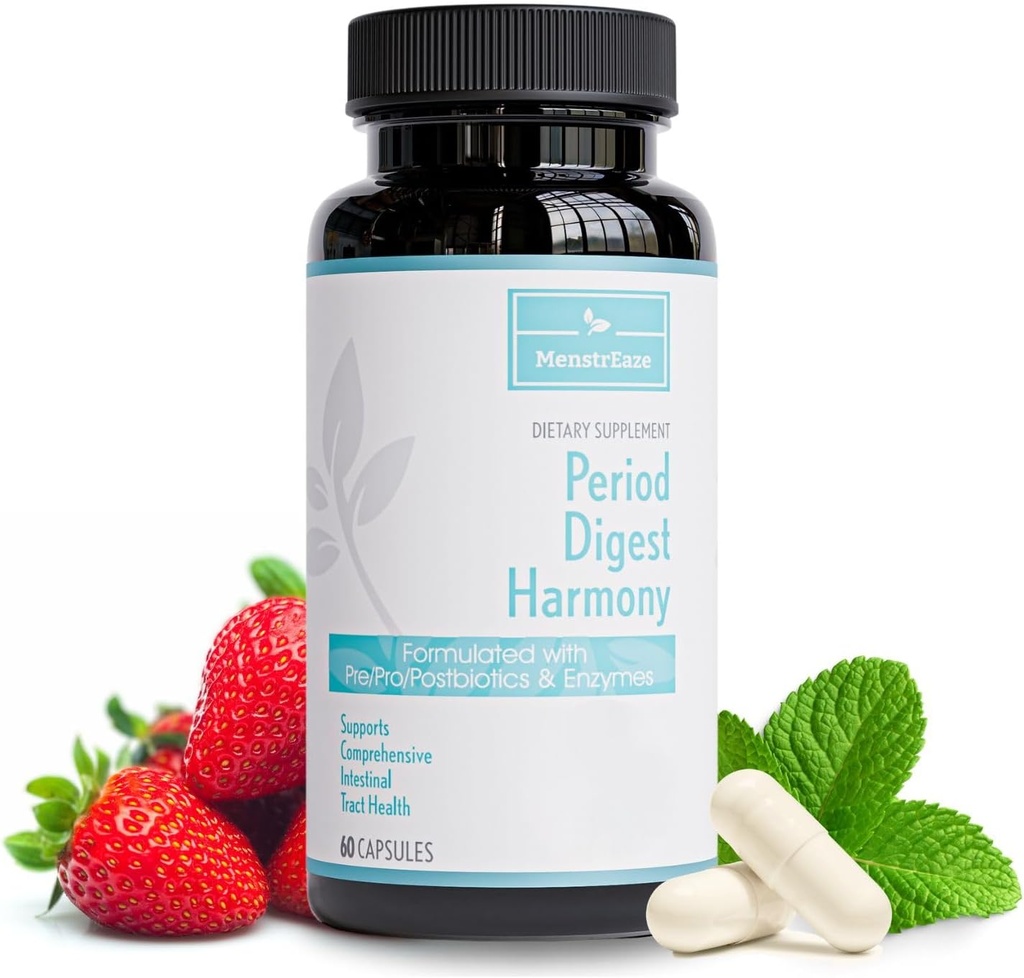 Probiótico digestivo, prebiótico, posbiótico " Enzyme for Women " , suplemento completo de alimentos digestivos, estante estable avanzado pre/pro/Postbiótico, 60 cápsulas