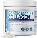 Bronson Marine Collagen Peptides Hidrolyzed Protein Powder 100% Wild Caught Nordic Cod Verified Fuente sostenible para articulaciones Esquí Pelo Nails & Bones 150g (5.29oz)
