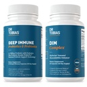Dr. Tobias Deep Immune Probiotics & Prebiotics and DIM Complex, Supports Digestive Health, Gut Immune Function, Hormone Balance for Women & Men