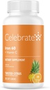 Celebrar vitaminas Suplemento de hierro con vitamina C de 60 mg de hierro – Citrus Chewables para pacientes carátricos, Bypass gástrico &amp; Sleeve Gastrectomy Apoyo 30 Tablas para cirugía post-cirugía