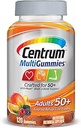 Centrum Multivitamin Gummy para Adultos 50 Plus, Sabor surtido, Frutas, 120 Condes