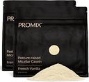ProMix Nutrition Casein Protein Powder - Grass-Fed, Pasture Raised, Slow Release 25g Micellar Casein - 5.4g BCAAs Gluten Free, Sugar Free, Soy Free - Vanilla, 5lb