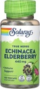 SOLARAY Echinacea y Elderberry Capsules, 440 mg TENIDO 100 Conde