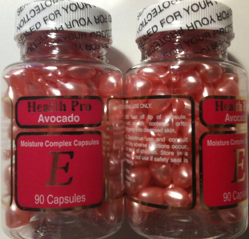 Vitamina E Skin Oil Avacado, 90 Softgels (Pack of 2)