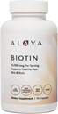 Alaya Naturals - Biotina 10.000mcg, 90 cápsulas - Soportes Pelo sano, Esquí &amp; uñas