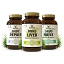 HEART &amp; SOIL Joint " Mobility Stack – 3 items: Bone Marrow " Liver, Joint Strength " Repair, Skin, Hair " Nails for Full-Body Wellness, Collagen Support, Flexibility, and Recovery